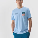 تيشريت رجالي T-shirt with print 4FWSS24TTSHM1289-34S